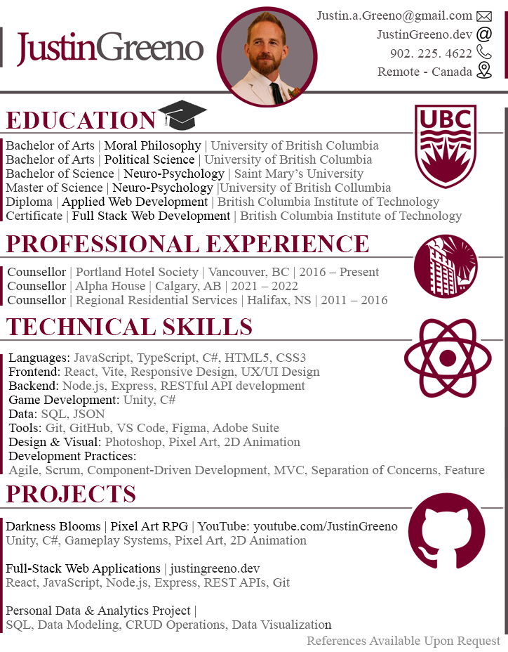 Justin Greeno Resume